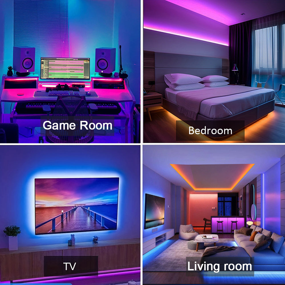 RGB LED Strip Lights with App Control – Transform Any Space with Color